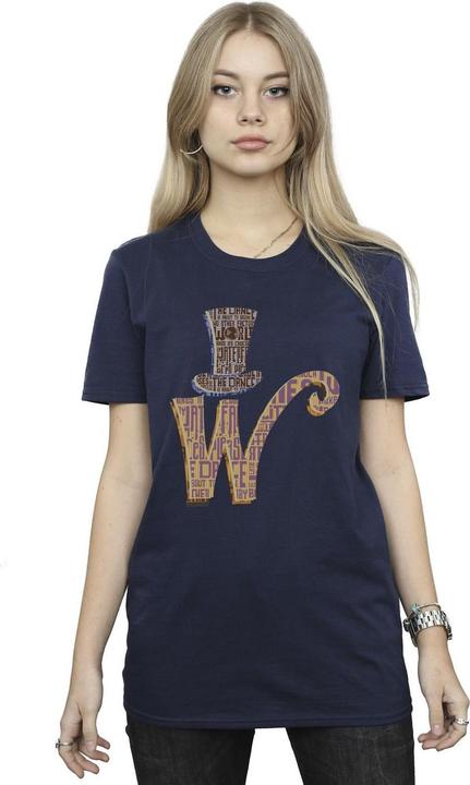 Produktbild Willy Wonka & the Chocolate Factory W Logo Hat TShirt (3XL)