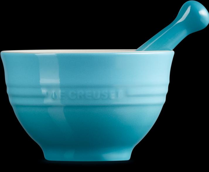 Immagine prodotto Le Creuset Mortaio con pestello 300ml blu caribbean