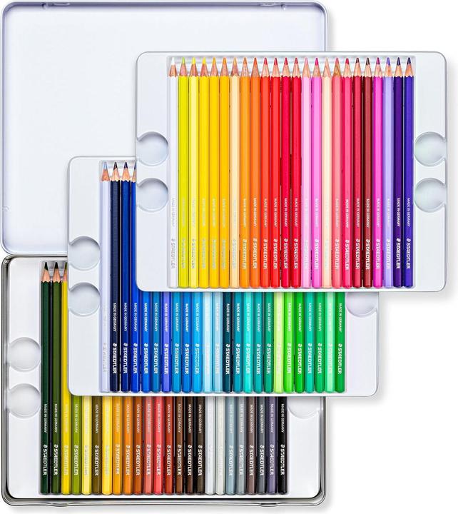 Produktbild Staedtler 146C, Metalletui Mit 72 Farbstiften In Sortierten Farben (72 Farben, 1 x)