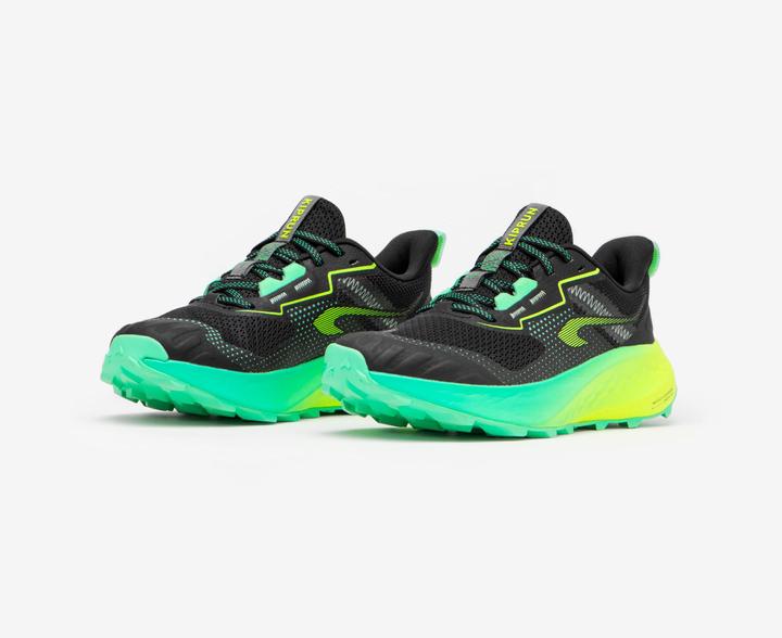 Produktbild Kiprun Laufschuhe Trailrunning Crosslauf Kinder - K500 Grip schwarz/grün (35)