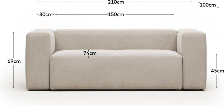 Produktbild Kave Home Blok (2-Sitzer)