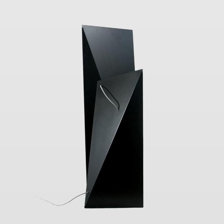 Produktbild Gie El LGH0360 - Geometrische Stehleuchte TOWER BIG, schwarz (E27)