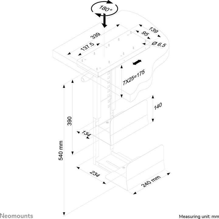 Immagine prodotto Neomounts Supporto da tavolo per PC