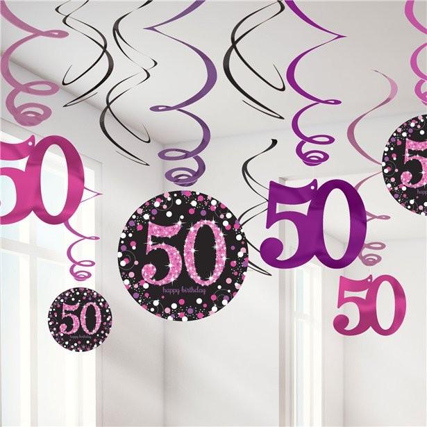 Actual product image Amscan Decoration Roses 50 Years "Happy Birthday