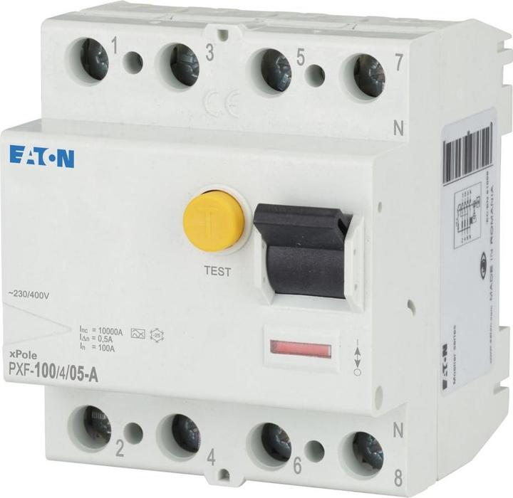 Eaton Electric GmbH Disjoncteur différentiel 100A 4p 500mA PXF-100/4