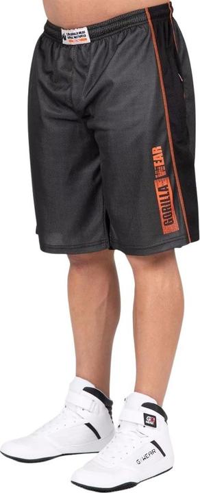 Immagine prodotto Gorilla Wear Wallace Mesh Shorts Grau/Orange (S/M)