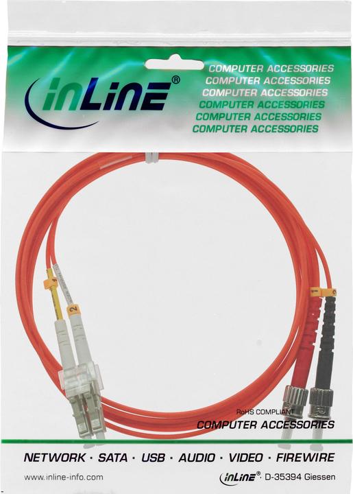 Image du produit InLine LWL Câble duplex (LSOH, CAT6, 2 m)