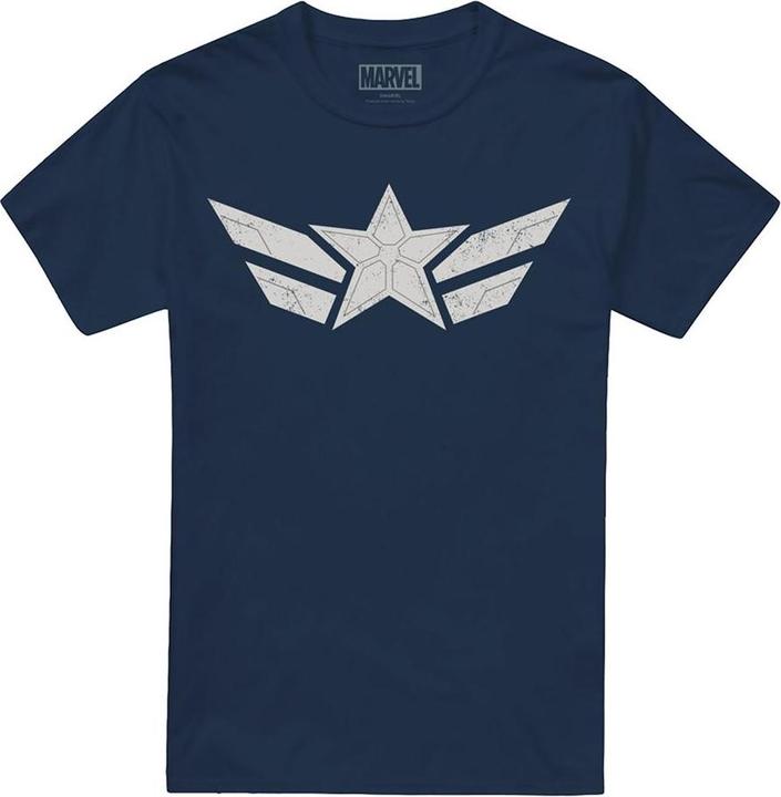 Actual product image Captain America Mens Star T-Shirt (4XL)