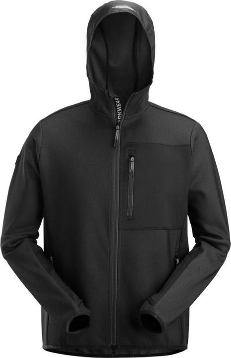 Snickers Workwear 80445604004 FlexiWork, Zwischenschicht-Hoodie mit Reissverschluss Blau S (XS, S, M, L, XL, XXL, 3XL)