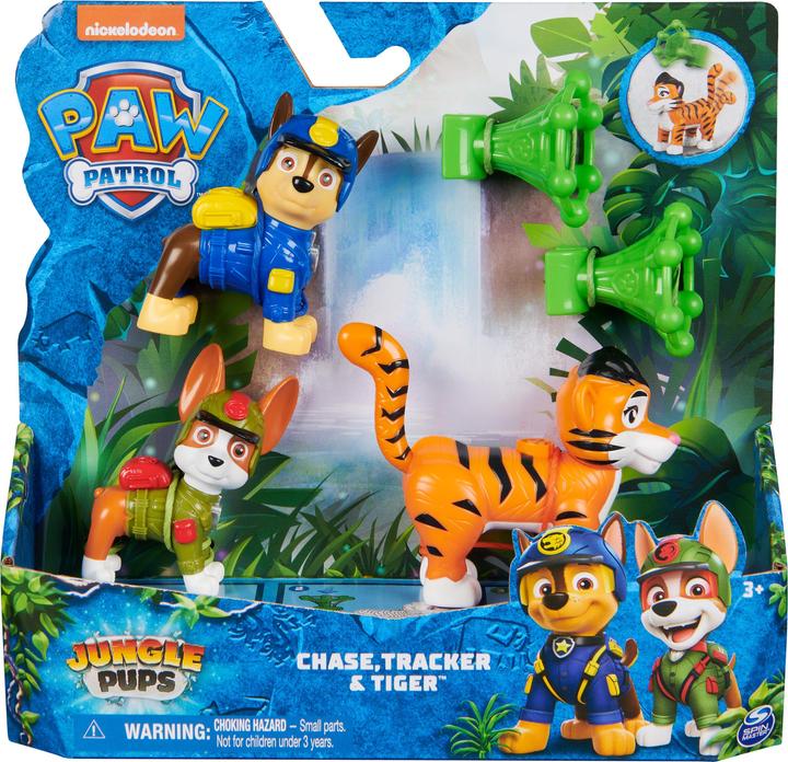 Actual product image Spin Master Paw Patrol Jungle Pups Chase Tracker Pups