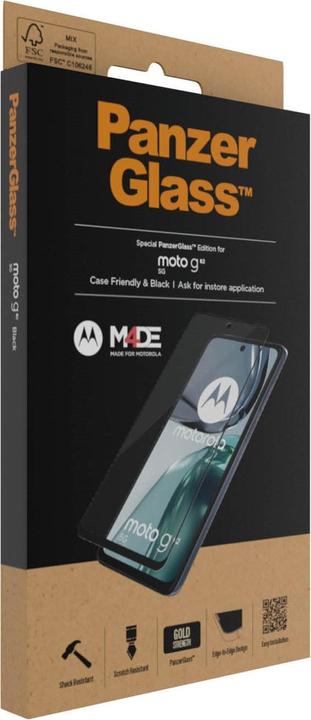 Actual product image PanzerGlass Edge-to-edge (1 Piece, Motorola Edge 30)