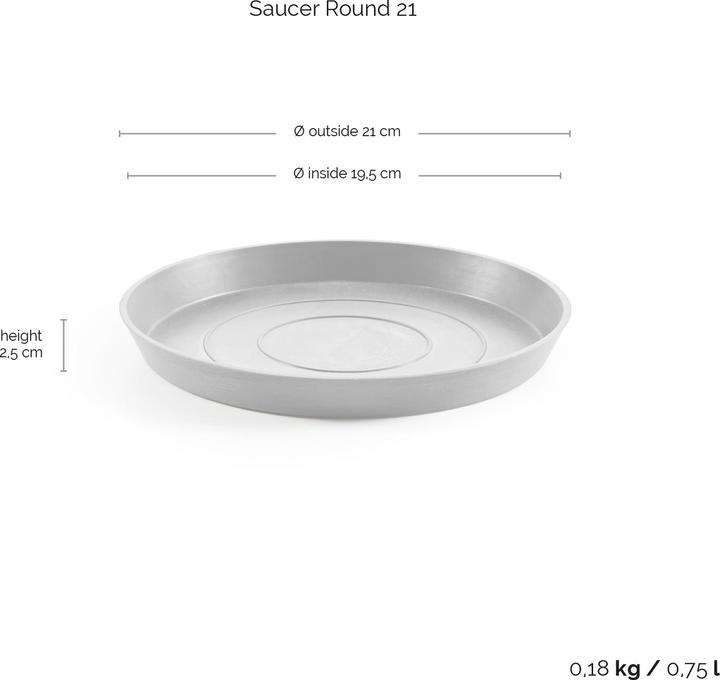 Image du produit Ecopots Saucer Rond 21