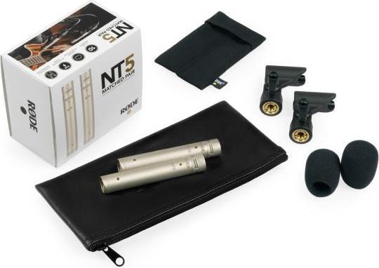 Actual product image RØDE NT5 MP microphone set with stand with stereo bar