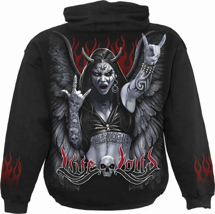 Image du produit Spiral - Sweat à capuche ROCK LOUD - Adulte (S)