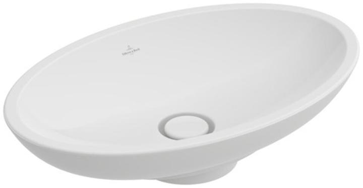 Produktbild Villeroy & Boch V&B Aufsatzwaschtisch LOOP & FRIENDS 630x430mm mit ÜL we C+ (430 mm, 630 mm)