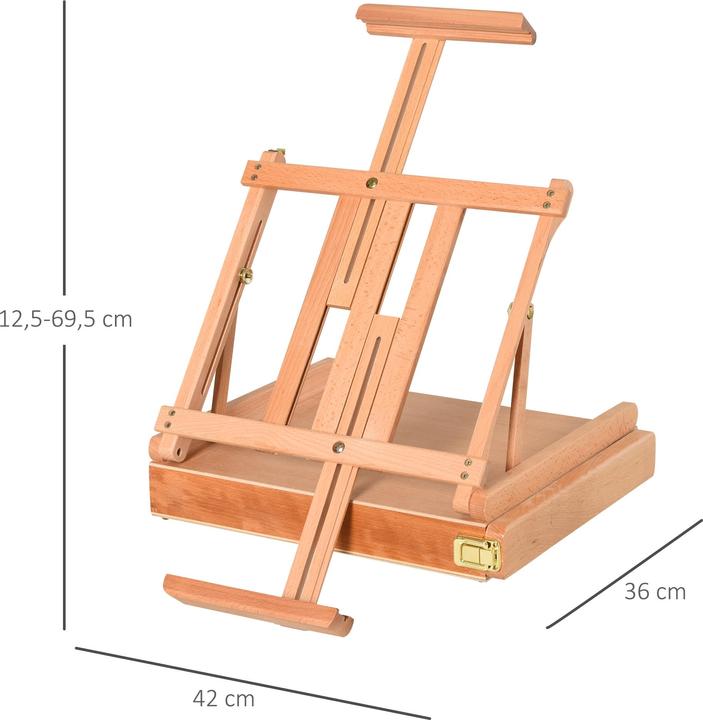 Image du produit Vinsetto Chevalet à angles réglables
