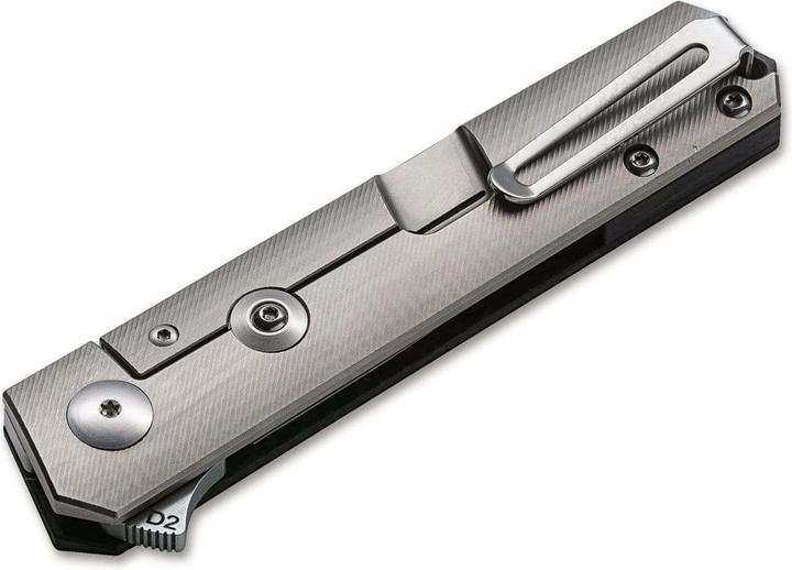 Actual product image Böker Kwaiken Compact Flipper Marble Carbon (7.70 cm)