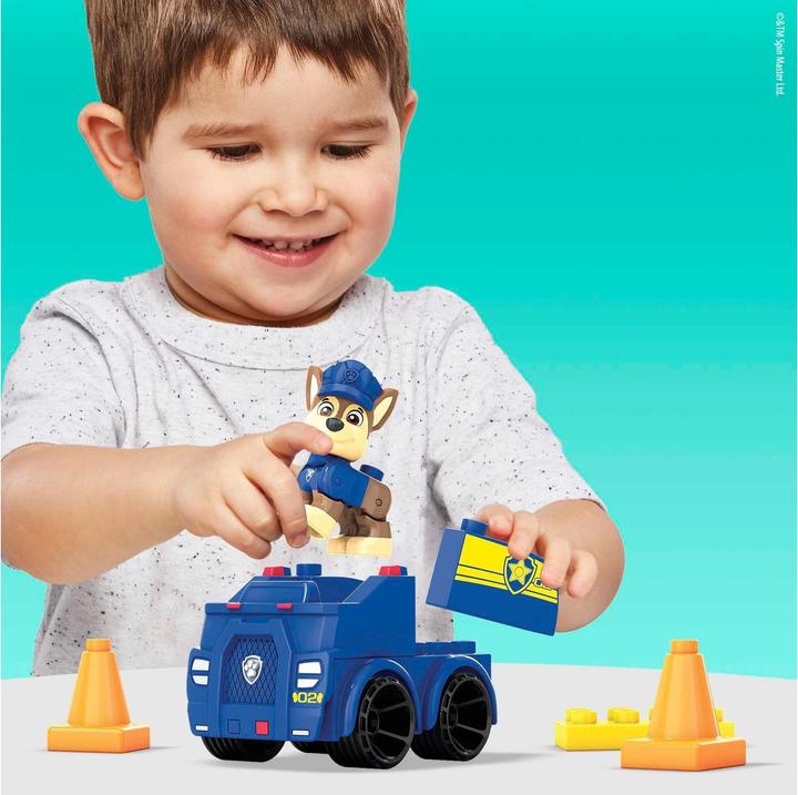 Actual product image Mega Bloks PAW Patrol Chase's Patrol Car Building Set
