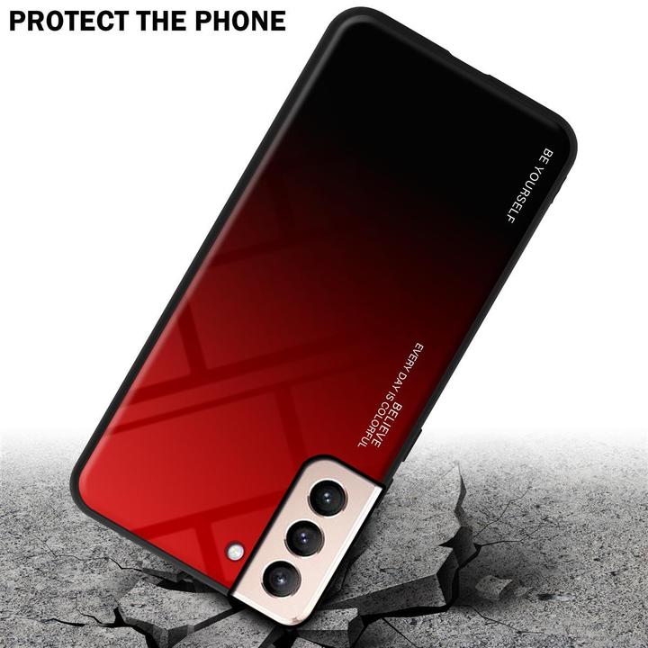 Produktbild Cadorabo TPU 2 Farben Glas Cover (Samsung Galaxy S21+)