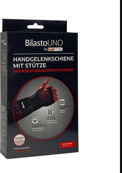 Immagine prodotto Bilasto Uno Stecca per il polso destro con supporto (Taglia unica)