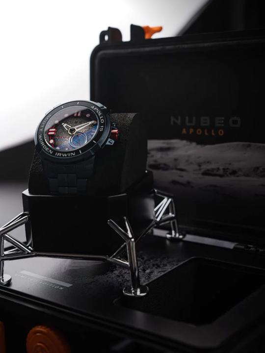 Actual product image Nubeo NB-6093-55 Apollo 55th (Rotating bezel left)