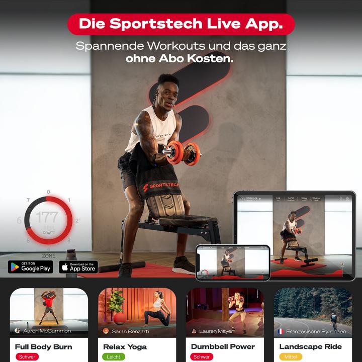 Actual product image Sportstech AH150 (8 x 1.25 kg)