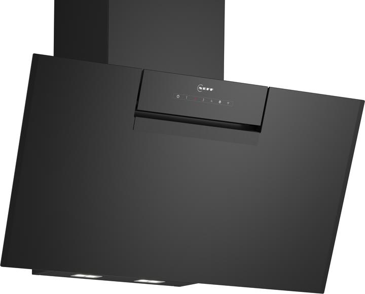 Actual product image Neff N 50, wall-mounted fair, 80 cm, clear glass black printed, D85IFN1S0 (Wall hood)