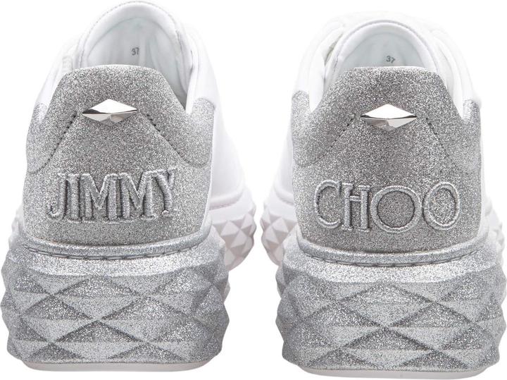 Produktbild Jimmy Choo white leather sneakers with glitter degrade (40)