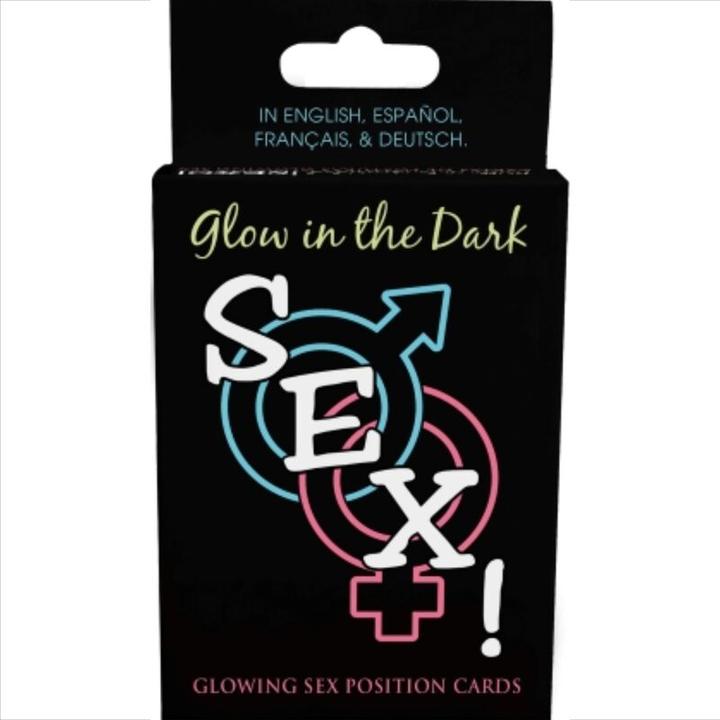 Actual product image Kheper Games Glow-in-the-Dark Sex! Cards (Deck of cards, English, French, German)