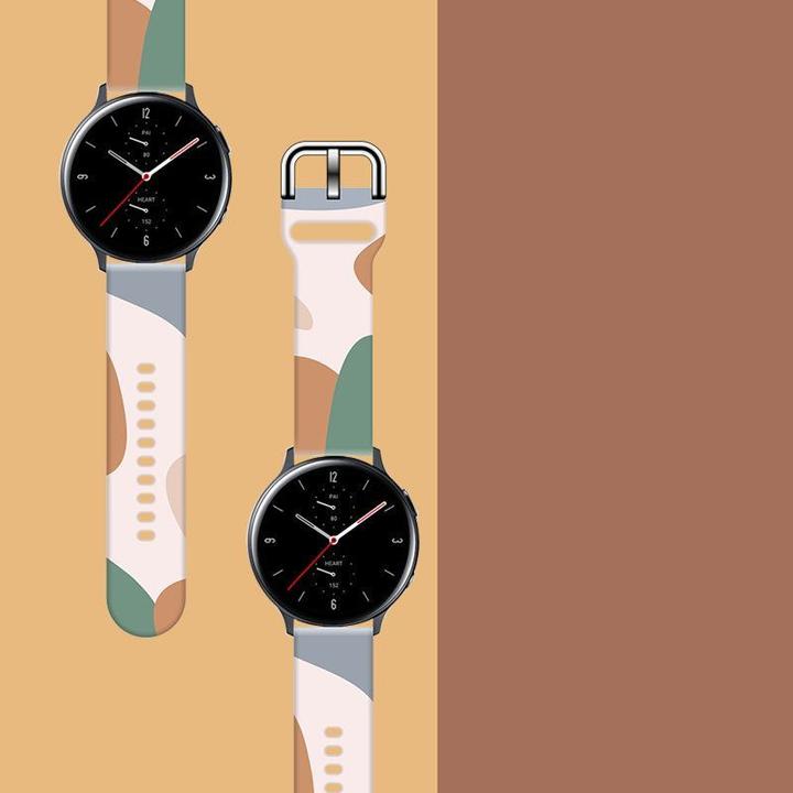 Actual product image Hurtel Strap Moro Band For Samsung Galaxy Watch 42mm Silicone Strap Camo Watch Bracelet (11) (Plastic)