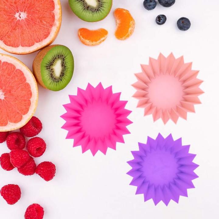 Image du produit Lunch Punch Set de 3 moules en silicone, rose