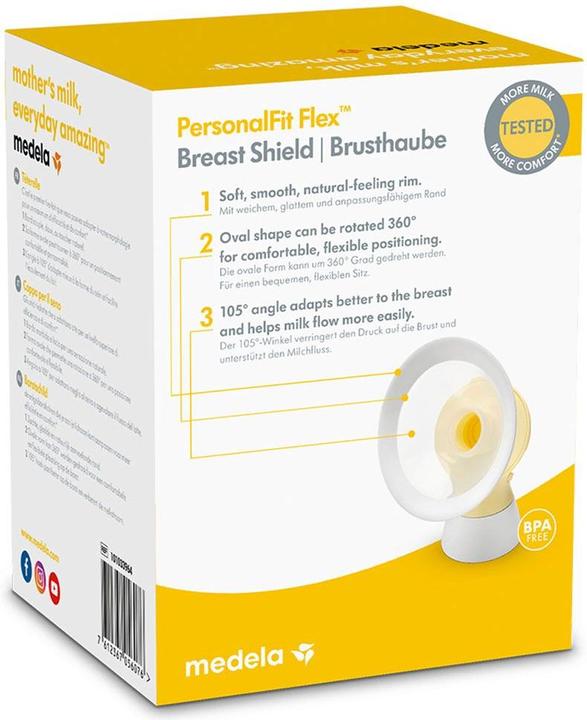 Immagine prodotto Medela PersonalFit Flex, 2 tubi toracici taglia M (24 mm)