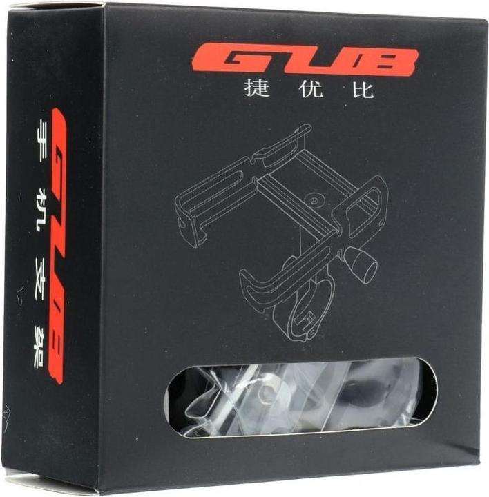 Produktbild Partner Telecom Bicycle accessory Gub GUB bike holder for mobile phone + silicone bandage P10 Aluminium black
