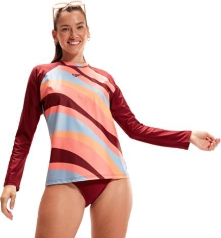 Actual product image Speedo Printed Long Sleeve Swim Tee (S)