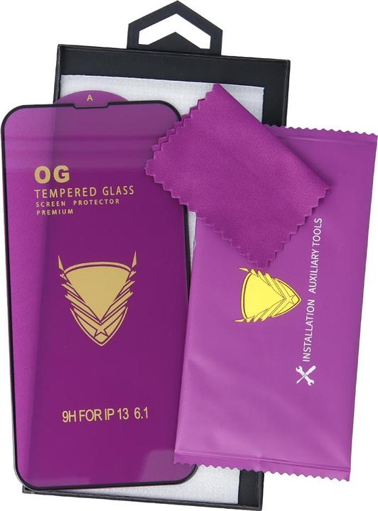 Produktbild OEM Gehärtetes Glas OG Premium für Samsung A51 / S20 FE / A52 schwarzer Rahmen (Galaxy A51)