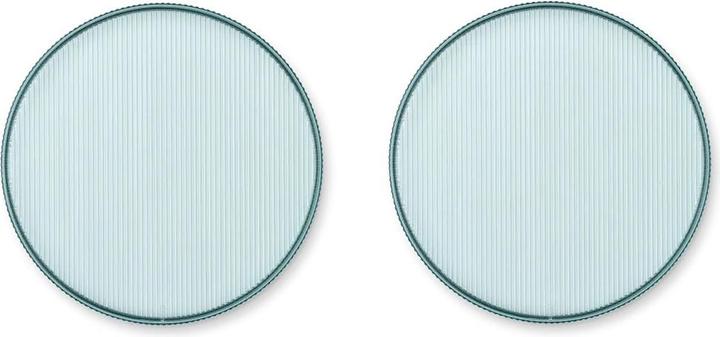 Actual product image Liewood Johs Plate Set of 2 Sea Blue