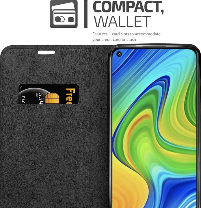 Productafbeelding Cadorabo Boek Onzichtbare Magneethoes (Xiaomi Redmi Note 9)