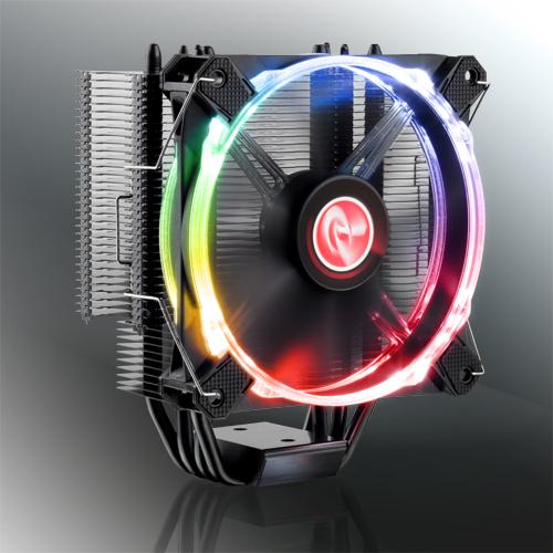 Produktbild Raijintek Leto CPU-Kühler, schwarz, RGB-LED (155 mm)