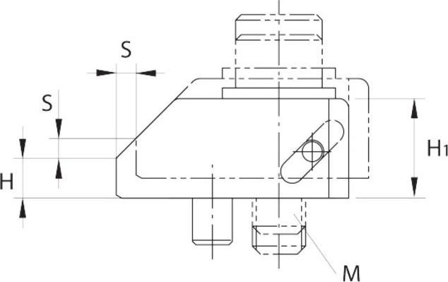Actual product image Kipp Deep clamp high