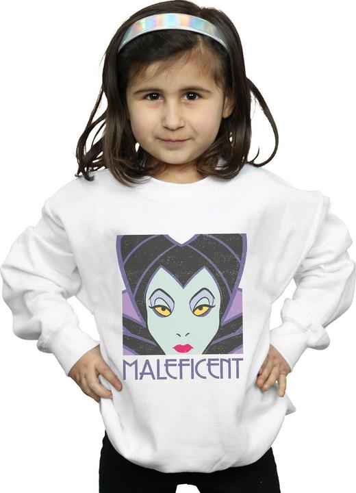 Produktbild Disney Maleficent Cropped Head Sweatshirt Mädchen (140, 146)
