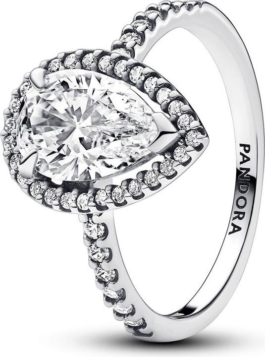Pandora Funkelnder Birnen Kranz Ring (54, 925 Silber)