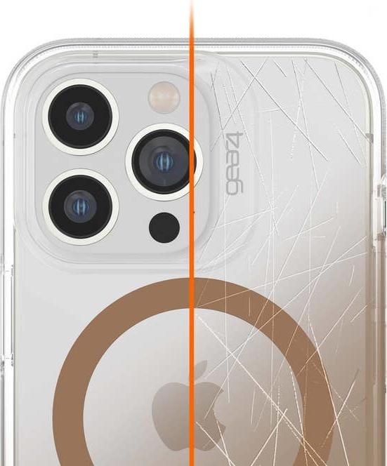 Image du produit gear4 Coque arrière D3O Crystal Snap Milan iPhone 13 Pro gold (Apple iPhone 13 Pro)