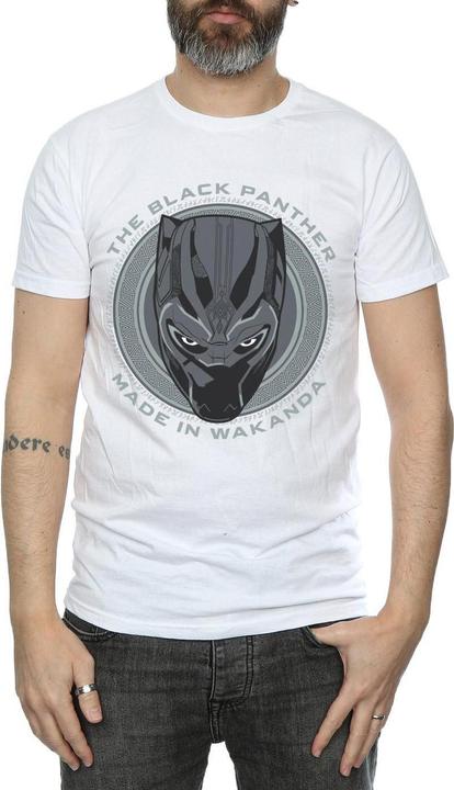 Image du produit Black T-shirt en coton Made in Wakanda (M)