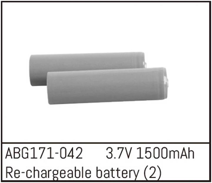 Actual product image Absima Re-chargeable Batteries - 3.7V 1500mAh (2) (3.70 V, 1500 mAh)