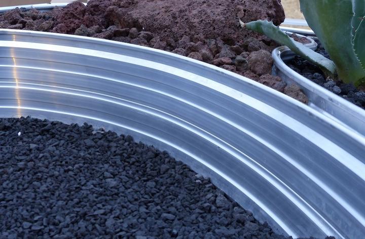 Produktbild Green Split Baumring aus Alu Höhe 140 mm Durchmesser 0.6 m (14 cm)