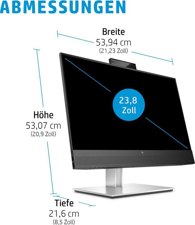 Produktbild HP E24mv G4 (1920 x 1080 Pixel, 23.80")