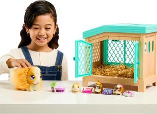 Produktbild Little Mama Surprise mit Stall und 3 Überraschungsbabys (22.30 cm)