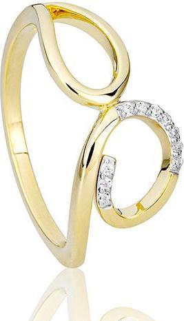 Actual product image Breuning RING - BRILL. 0,055 Ct. H/si (58, 750/18 K Gold)