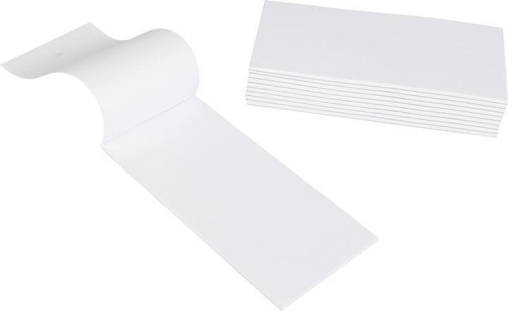 Image du produit Idena Bloc de serveur 10 pièces 7x15cm vierge FSC-Mix (Blanc)