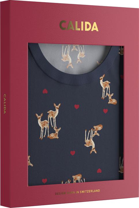 Actual product image Calida Chemise de nuit "Family + Friends" bleu foncé (S)